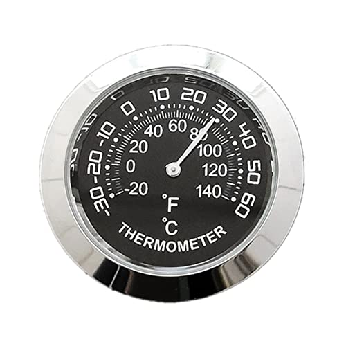 Mini hygromètre petit thermomètre voiture et horloge classique JFDBGU 1-Pack