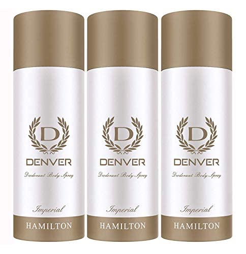 DENVER Hamilton Imperial Deo (Pack Of 3) – 165ML Each | Long Lasting Deodorant Body Spray For Rs. 334 @ 49 %