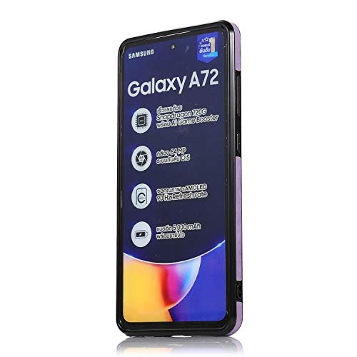 Futanwei Envelope Crossbody Lanyard Cases For Samsung Galaxy A32 5G Case, Galaxy A32 5G Wallet Case, Premium Pu Leather Back Cover Women's Case With Card Holder For Samsung Galaxy A32 5G, Lavender #TOP5