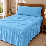 Degrees Home Premium – Juego de Sábanas 150x190 cm 3 Piezas: Sábana Bajera Ajustable, Oeko-Tex Certificado