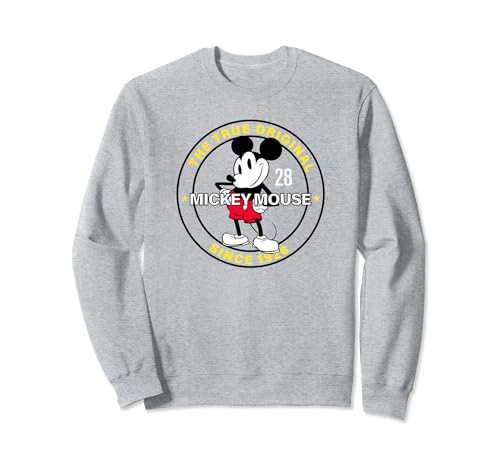 Sweatshirt Mickey Mouse Disney coupe ajustée et finitions haut de gamme