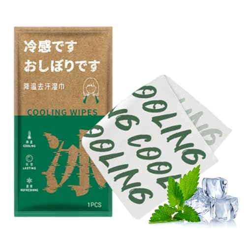 Adsfvs Toallitas Refrescantes para Climas Cálidos - Toallitas Para El Gimnasio y Cuerpo | Toallitas Portátiles Con Frescor Para Refrescarse en Festivales de Verano Senderismo Ciclismo Running