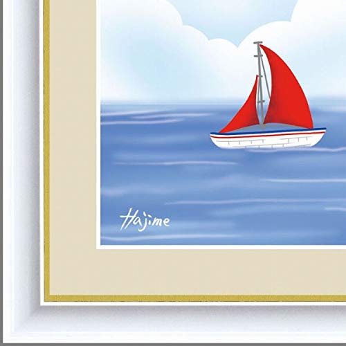 Amazon.co.jp: 喜多一『イルカ』高精彩工芸画+手彩 風景画 動物画 海豚