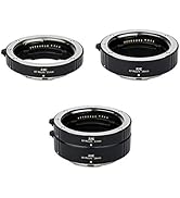 JJC RF Mount Auto Focus Macro Extension Tube Ring Set for Canon EOS R R3 R5 R6 R7 R10 RP Mirrorle...