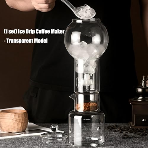 Cafetera de vidrio de borosilicato resistente y goteo ajustable holandés 7
