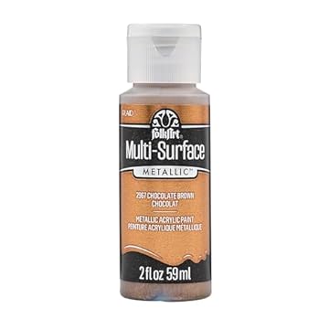 Plaid FolkArt Multi-Surface Paint | Colours Listed 59ml (2oz) Chocolate Brown