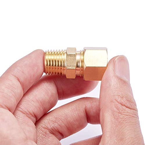 Zkzx Brass Compression Tube Pipe Fitting Connector thumb #1