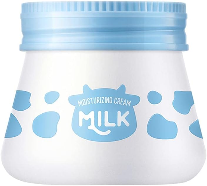 Face Milk Cream, Moisturizing Nourish Skin Repair Face Moisturizer to Hydrating & Smooth Dry Skin, Firm Skin, Day & Night Cream for Girl Women Beauty Skin Daily Care Milk Facial Cream
