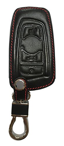 Bolsa de llaves  Piel Auténtica para BMW 1er 2 3 F30 F31 Touring Kombi Gran Turismo 4 Coupe 5 F10 6 Coupé F13 7 X3 F25 X4 F26  Estuche de llaves móvil  Llave de Coche Case Protección