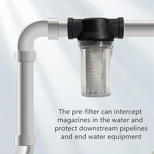 Image of Water Pump Strainer Filter Inlet for High Pressure Washer, Sediment Filter Attachment, 80 Mesh Screen(3 /4 inch 80Mesh)
