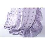 Kids Bed Canopy for Girls, Beige Crib Princess Hanging Children Canopy Tent, Toddler Girl Bed Netting for Baby Room Bedroom Reading Nook, Macrame Lace Boho Nursery with Pom Pom - Image 4