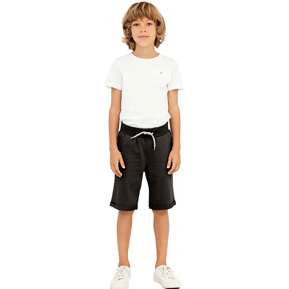 Name IT Nkmvermo Long Swe Shorts UNB F Noos - Pantalones Cortos Niños