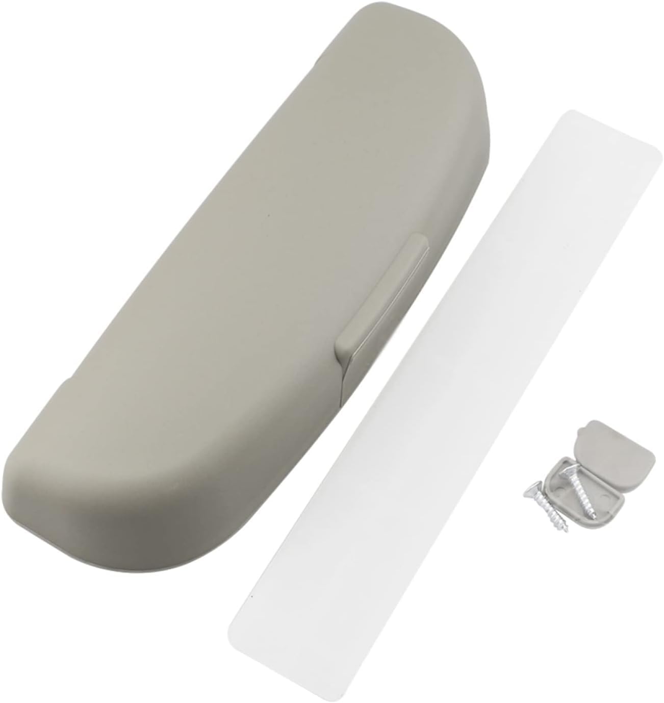 Grey Car Sunglasses Holder Glasses Case Box Compatible for Peugeot 206/207/208/2008/301/307/308/3008/408/508/4008 (Grey)