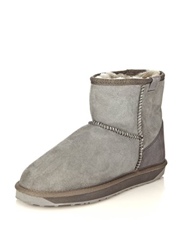 Emu Australia Stinger Mini, Botines Planos, Mujer, Gris, 42 EU