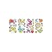 RoomMates RMK2325SCS Brushwork Butterfly Peel and Stick Wall Decals