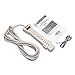 Tripp Lite 7 Outlet Surge Protector Power Strip, 15ft. Extra Long Cord, Right Angle Plug, Fax/Modem Protection, RJ11, $75K Insurance & Manufacturer's Warranty (SUPER7TEL15)