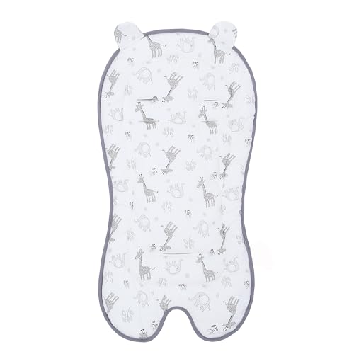 Miracle Baby Car Seat Insert Universal Breathable Baby Stroller Cushion Reversible 3D Air Mesh Cotton Stroller Mat for CarSeat, Buggy, Carrycot, High...