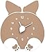 Modern Minimalist Silent Wall Clock Funny Animal Collection (Dog Butt)