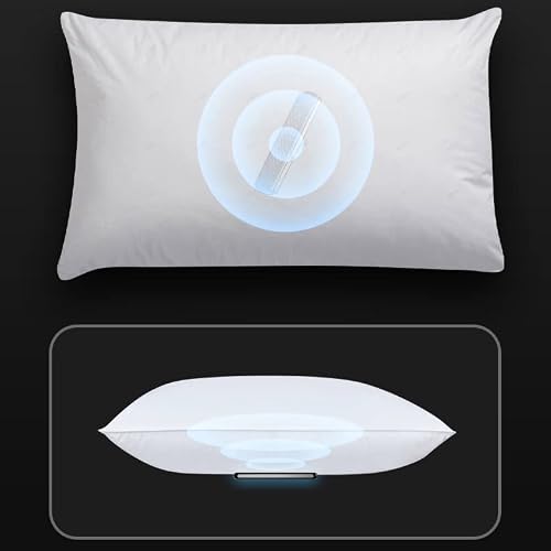 Pillow Speaker Bluetooth 5.0 Bone Conduction Stereo Sound Machine, Built-in White Noise Sleep Aid Device, Portable Under Pillow Speaker for Side Sleepers Adults Deep Restful Sleep - Image 3