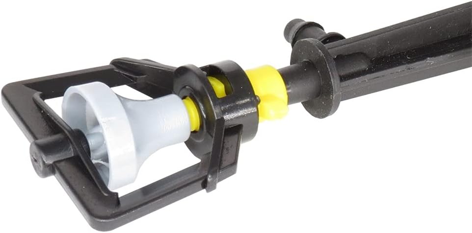 10pcs Micro Sprinkler on 22.2cm Stake 2mm 130lph Garden Water 360 Degrees Rotation Wheel Spray Irrigation Sprinklers