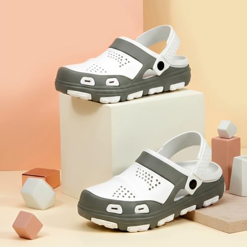 Image of BRUTON Extra Soft Men's Classic Casual Sandals /Clogs Adjustable Back Strap | Lightweight & Comfortable | Stylish & Non-Slip | Waterproof & Everyday Mules for Men & Boys