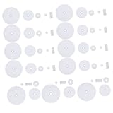 INOOMP 1バッグプラスチック製ギア バッグ入り プロジェクト用 固定ギア 交換用 おもちゃの車 修理用 子供用玩具アクセサリーギア 多種開口部対応 収納便利