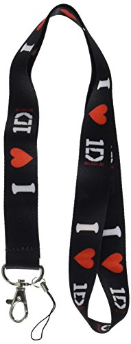 I LOVE ONE DIRECTION Rock Band 2012 Lanyard Keychain Holder for MP3, Cellphones by Micheal Sugar