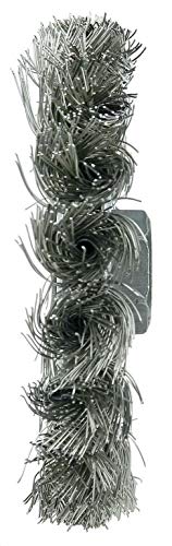 Image of Weiler 36213 Wolverine 4 inch Knot Wire Wheel, Standard Twist, .014 inch Stainless Steel, 5 /8 inch-11 UNC Nut, Made in The USA (Pack of 5)