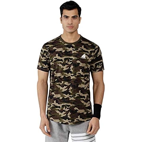 Extreme Pop Mens Dip Dye T-Shirt Cotton Ombre Reflective Print Short Sleeved T Shirts UK Brand (Camo, XL) Cover
