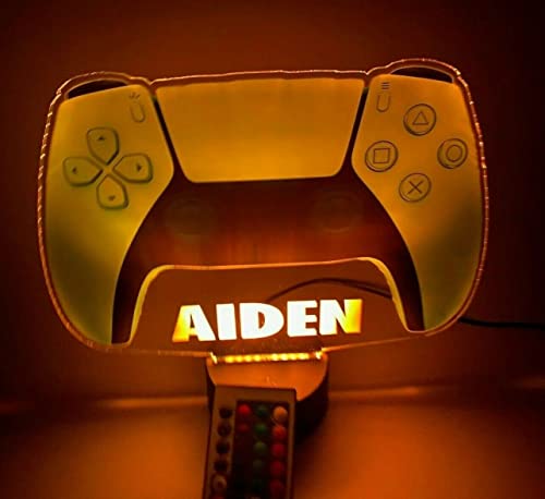 Lámpara de mesa LED multicolor con mando personalizado miniatura 3