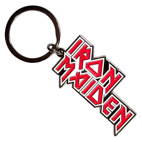 Iron Maiden Stacked Band Logo Keychain Porte-Clés Size One Size