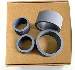 for Printer PRTA40207 Scanner Pick Up Roller Compatible for Canon DR-C125 DR-C225 Copier Pickup Roller Tire Printer Parts 4Pcs/Set