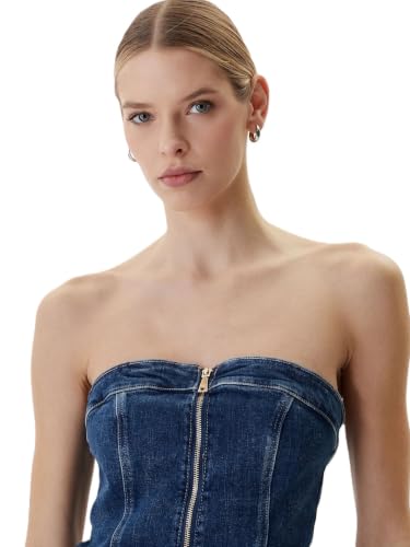 Jumpsuit de algodón premium GUESS estilo chándal sin mangas para mujer W6RD0ID6883 7