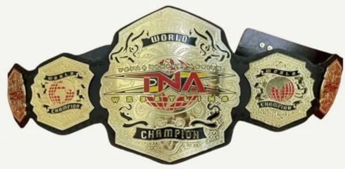 GRD TNA World Wrestling Championship Belt Adult Gold Plated