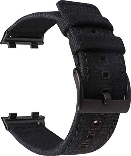 Shieranlee Compatible with Oppo watch 1 41mm strap,Soft Woven Nylon Replacement Band with Adjustable Closure - Image 2