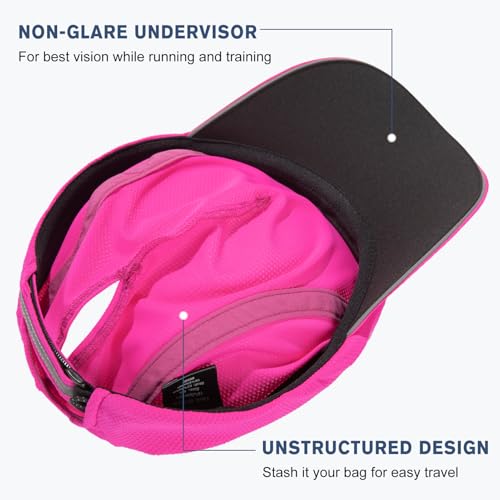 Image of TOP-EX XL /XXL Ponytail Sun Baseball Cap for Women Cooling Running Hat Summer Breathable Hats UV Protection Packable