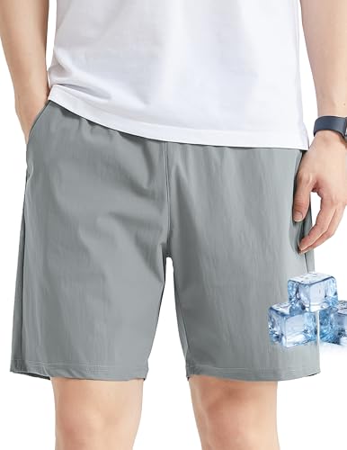 ハーフパンツ メンズ アイスシルク 速乾 超ストレッチ ショートパンツ スポーツ トレーニングパンツ カジュアル アウトドア 登山 夏 101 Airの商品画像（Amazon）