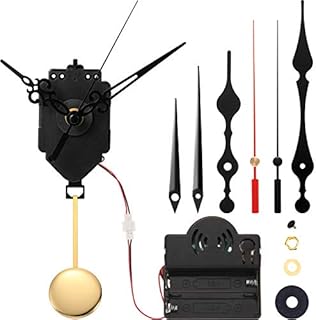 Quarz Pendel Abzugsuhr Uhrwerk Glockenspiel Melodie Mechanismus Uhrensatz mit 3 Paar Zeigern