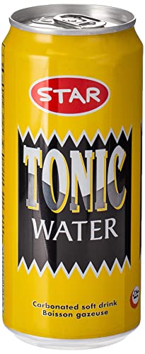 STAR Tonic-Water Soda refreshing and energizing carbonated Tonic-Water-Soft-Drink 300ml Can