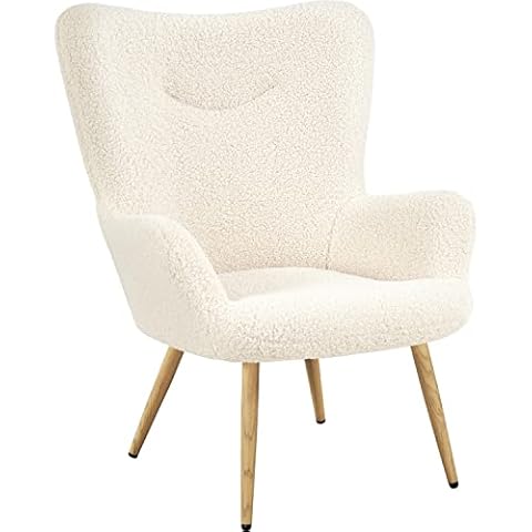 Fauteuil Yaheetech en Tissu Bouclette Cover