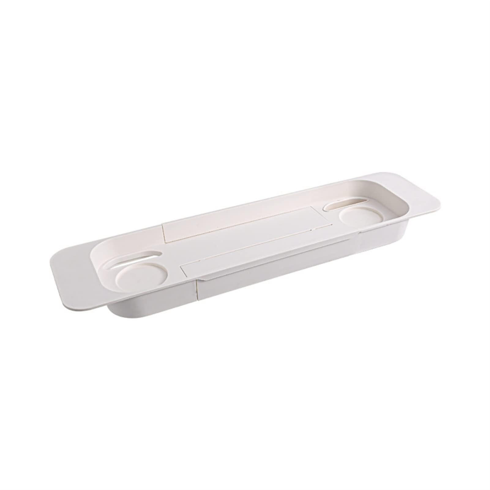 Bandejas para bañera, Estante expandible para baño, Bandeja Ajustable de plástico para bañera, Soporte Multifuncional para bañera, Estante de Almacenamiento para jabones y Toallas