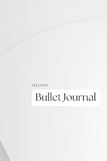 VELUNA® Business Bullet Journal – Minimalist Undated Planner for Daily Focus, Goal Setting & Productivity – 70 Pages, Premium Paperback