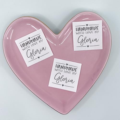 Cotton Personalized Fabric Tags 1.5”x1.5” Each | Custom Sewing Labels, Set of 35 Labels – Sew On or Iron On – Gift for Quilters, Knitters, mom – Machine Washable Quilt Tags - Modern Handmade - Thumbnail 7