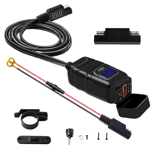 Chargeur de téléphone pour moto étanche adaptateur SAE USB C