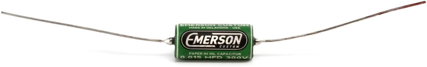Emerson Custom Paper in Oil Tone Capacitor - 0.015uf Green and Cream