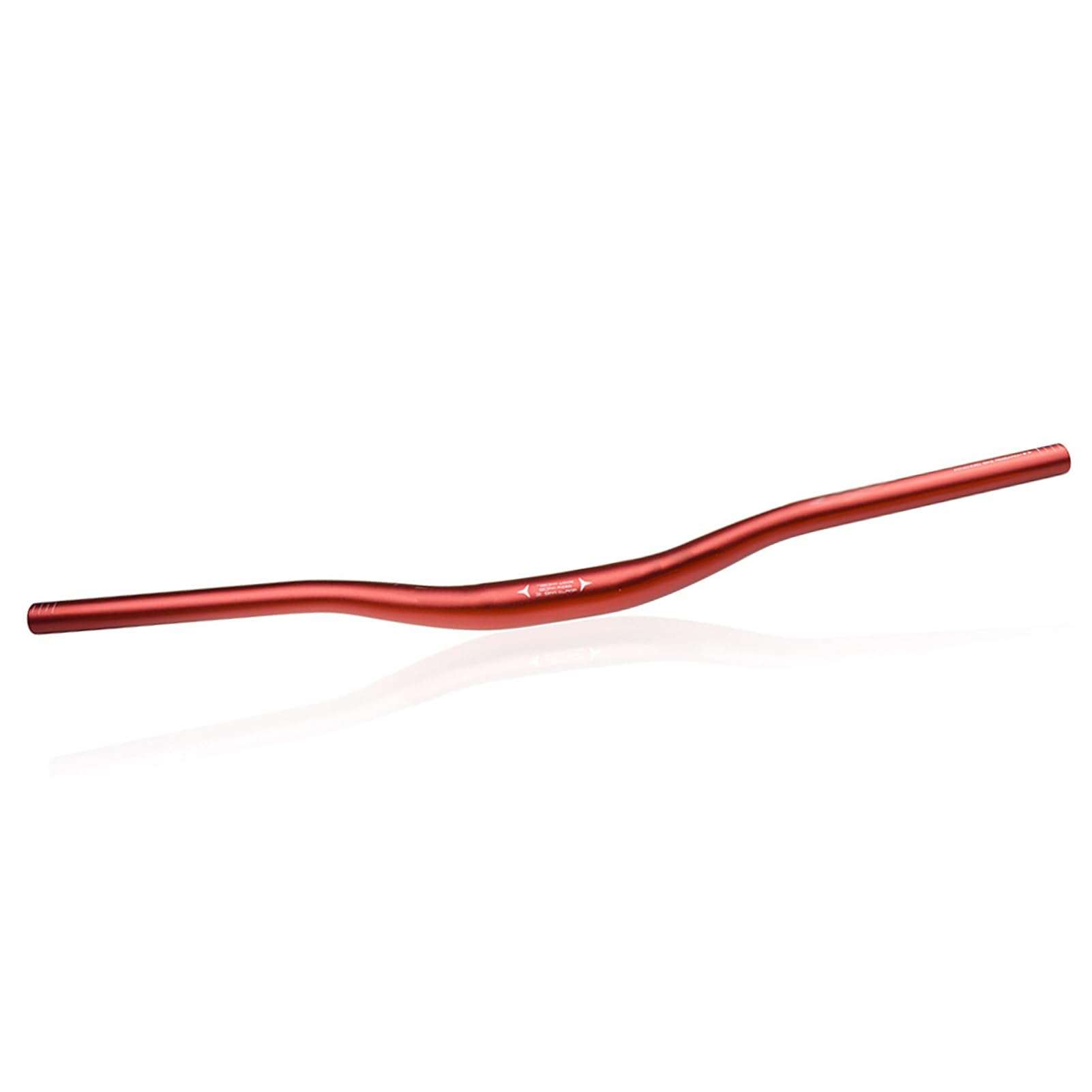 LIXADA Guidon de VTT, guidon de vélo, guidon de vélo, guidon relevé (Rouge)