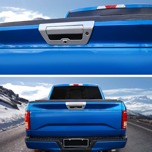 for Ford F150 2015-2020 Tailgate Door Handle Cover Trim Decor Bezel,Auto Outside Rear Door Handle Covers by CheroCar - Image 7