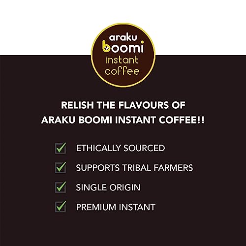 Boomi Instant Coffee Araku Boomi Premium Single Origin Instant Coffee Packets | Single Serve thumb #5