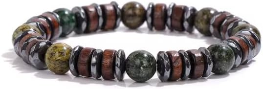 ブレスレットメンズ 天然石ビーズチェーンブレスレット シルバー|メンズブレスレット専門通販 Wriststyle メンズ ビーズブレスレット ストーンビーズブレスレット オム, 石材, キュービックジルコニア アゲート オブシディアン