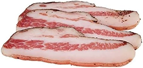 Guanciale - papada de cerdo para hacer Carbonara, 200 gramos